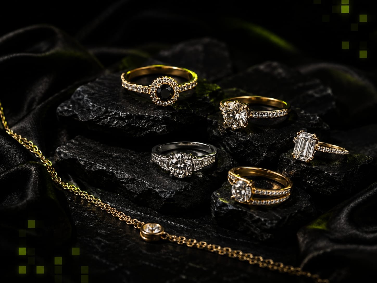 Earring Collection Macro Set